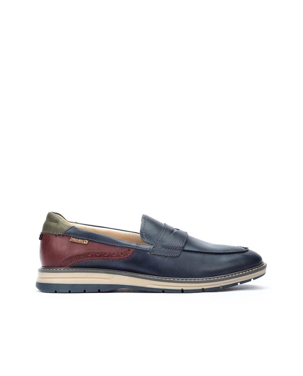 PIKOLINOS LOAFERS LEATHER CANET FOR MAN BLUE